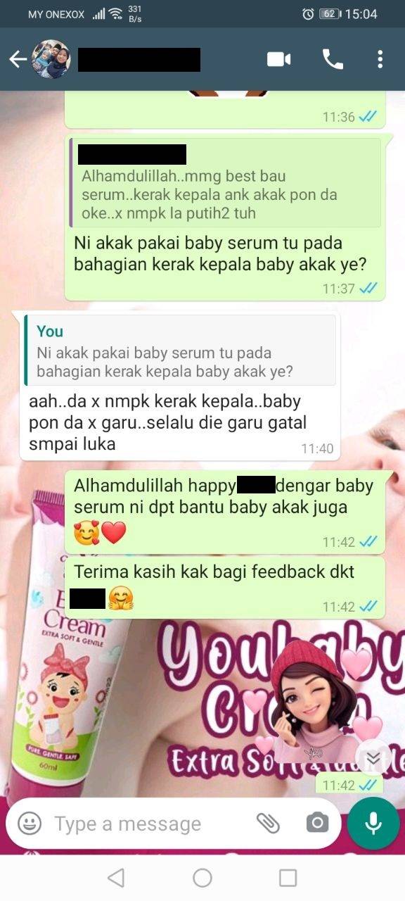 Testimoni Youbaby cream