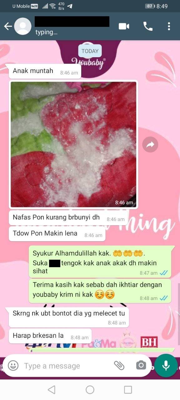 Testimoni Youbaby cream