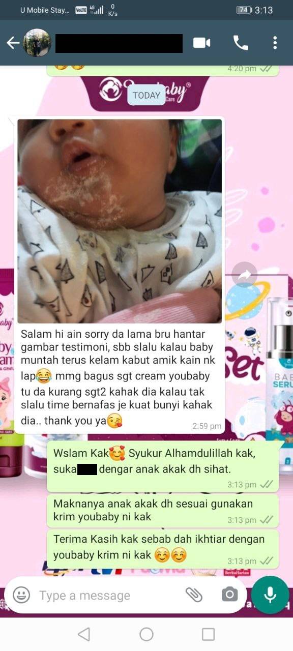 Testimoni Youbaby cream